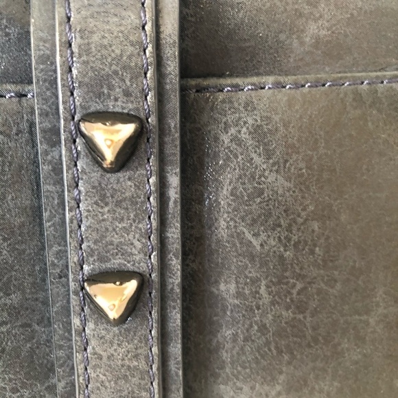 Botkier Navy Blue Medium Trigger Satchel - Picture 3 of 6